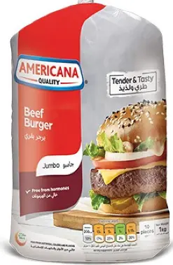  Americana Beef Burger - Jumbo 15*1kg (10pcs)