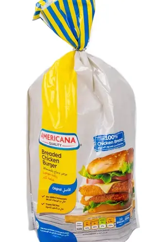  Americana Chicken Burger - Breaded 10*900g (12pcs)