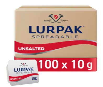 Lurpak Spreadable Butter Portion 100*10g