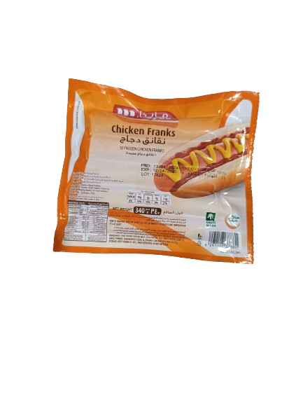 Mayda Chicken Franks 24*340gm 