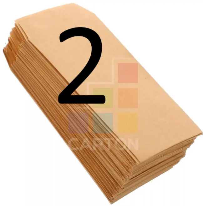 ظرف بني رقم 2، 1*4 كجم