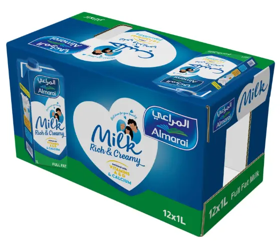 حليب المراعي كامل الدسم 12 * 1 لتر