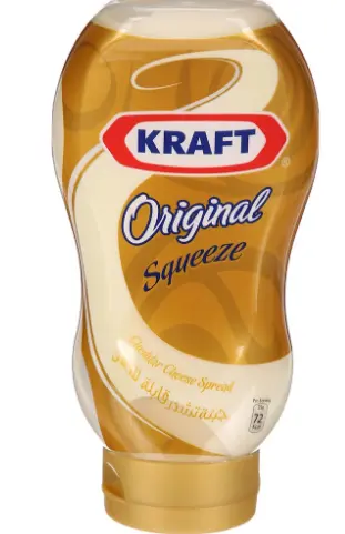 Kraft cheddar Cheese Squeeze 12*440gm