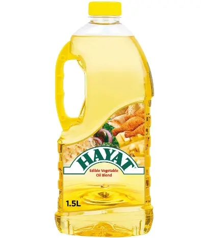 زيت نباتي من حياة، 6 عبوات * 1.5 لتر