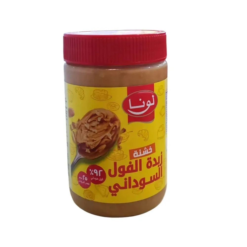 لونا زبدة الفول السوداني الخشنة 12 * 510 جم