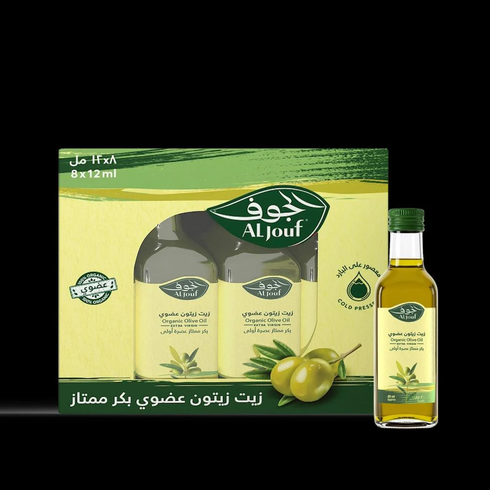 زيت زيتون عضوي من جوف، 8 * 12 مل